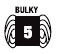 #5 Bulky weight symbol