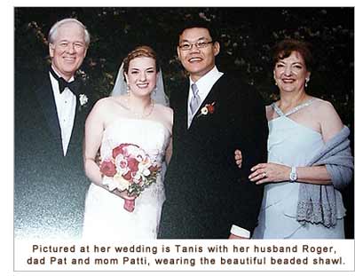 Wedding photo of Tanis and her husband