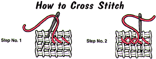 how to cross stitch