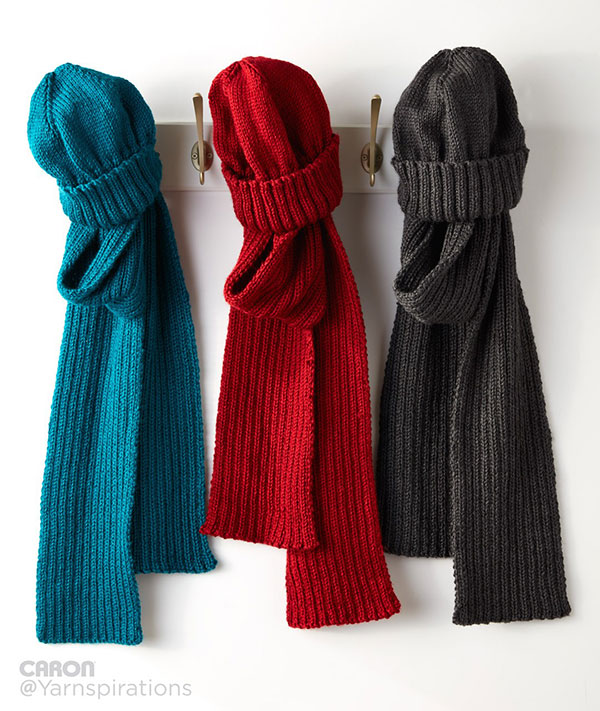 Free mens hat and scarf knitting patterns